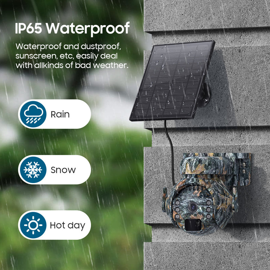 Outdoor Solar Powered 4G Surveillance Camera