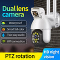 Premium Dual-Lens Remote Surveillance Camera with High-Definition Image