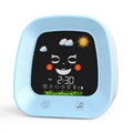 Kids' Cartoon Snooze Alarm Clock with Luminous Feature - Pink & Blue