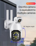 Premium Dual-Lens Remote Surveillance Camera with High-Definition Image