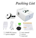 Premium 960P WiFi IP Camera with Night Vision and 360° Panoramic View