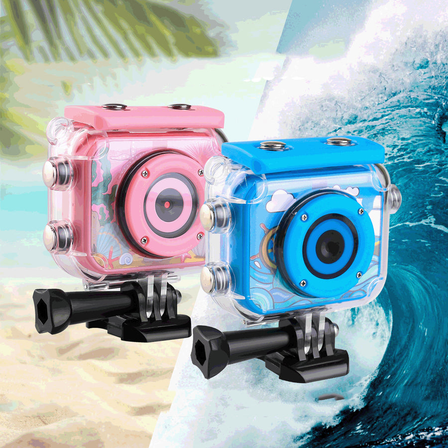 Waterproof Digital Camera for Kids with 12MP CMOS Sensor