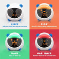 Colorful kids bedside alarm clock with large display