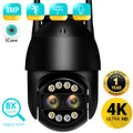 Outdoor 4K Yuntai PTZ Wifi Camera - ONVIF Waterproof Security