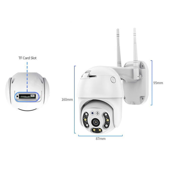 Waterproof Outdoor Wifi PTZ High Speed Ball Machine Camera