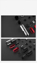 Portable Car Vacuum Cleaner 7.4V with Dust Storage & Special Nozzle
