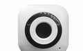 Premium USB Drive-Free Webcam with Microphone - Black/Red