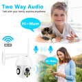 Outdoor Wireless Surveillance Camera with Rotating Design and WiFi Connectivity