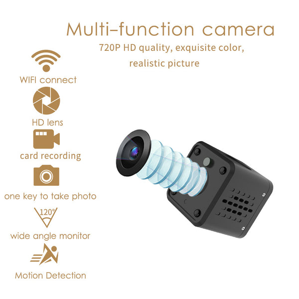 TuyaSmart Mini Battery WIFI Camera - Compact design with rechargeable battery