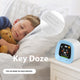 Kids' Cartoon Snooze Alarm Clock with Luminous Feature - Pink & Blue