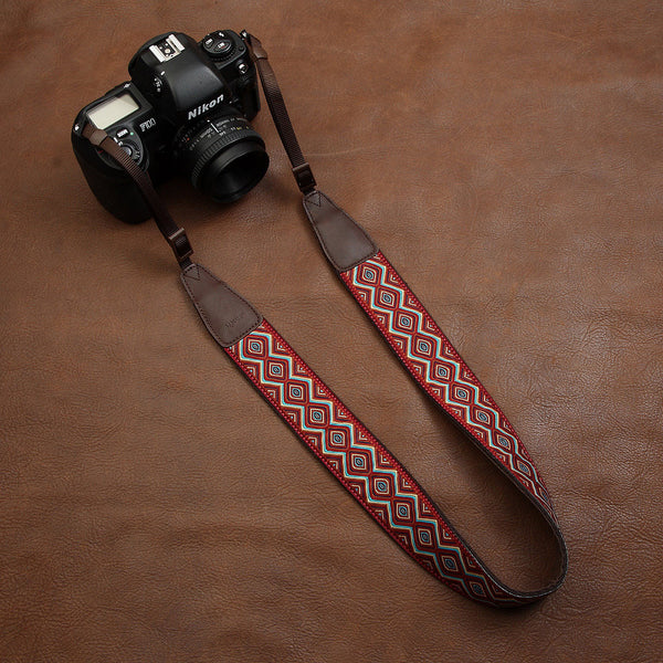 Premium Universal Embroidery Series Camera Strap for SLR Cameras