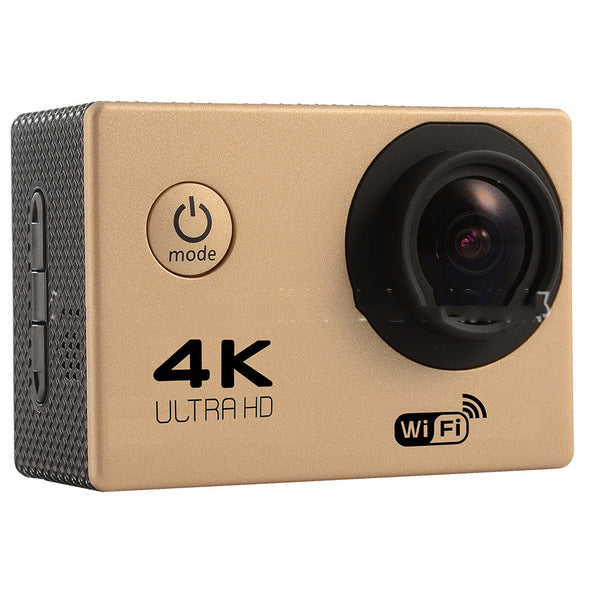 Premium 4K motion camera showcasing its compact design and features