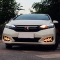 Two-color premium daytime running lights for vehicles