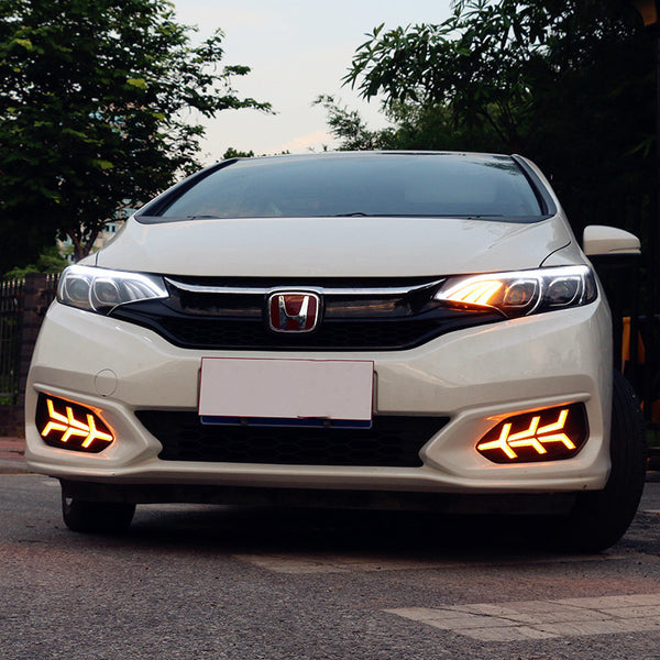 Two-color premium daytime running lights for vehicles