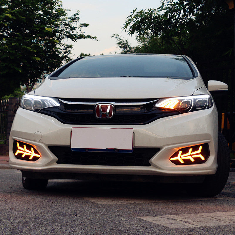 Two-color premium daytime running lights for vehicles