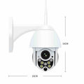 Outdoor Wireless Surveillance Camera with Rotating Design and WiFi Connectivity