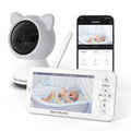 5-Inch 1080p Baby Monitor with Night Vision and Two-Way Intercom