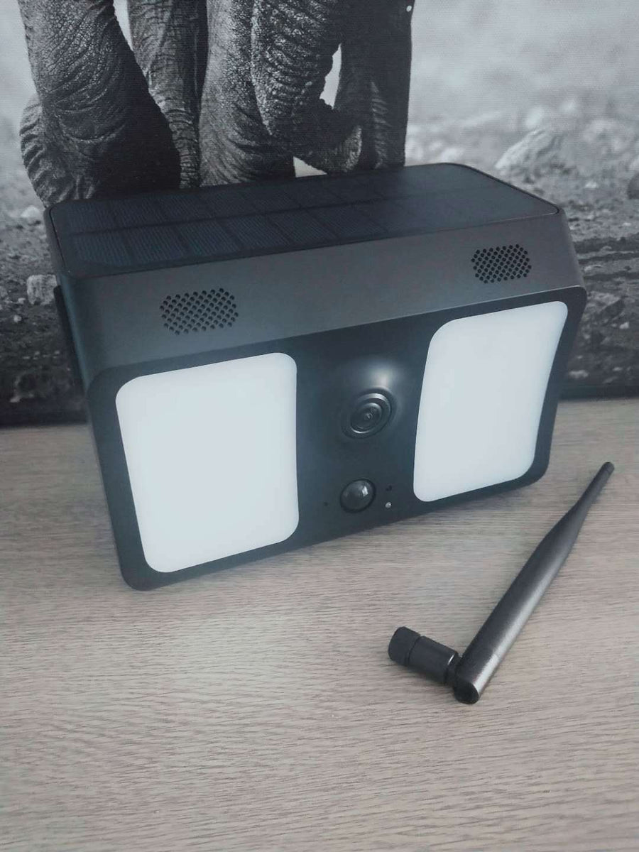 Solar garden light surveillance camera with 1080P resolution