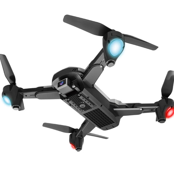 4K Dual-Lens Switching Aerial Drone in a gift box with accessories