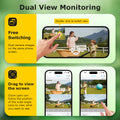 Jungle Camouflage 4G Solar Camera 6MP HD 20x Zoom Surveillance Camera
