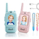 Rechargeable Mini Video Walkie Talkies for Kids - 2 Pack Intercom