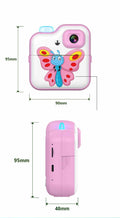Children's Cute Cartoon Digital Camera - Pink Polaroid Style