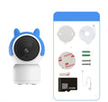 Premium Baby Monitor Camera with Night Vision and Memory Card Options
