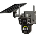 Panoramic Solar Outdoor Surveillance Camera with Storage Options