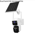 Dual-Lens Solar Surveillance Camera with 4G Connectivity for Outdoor Use