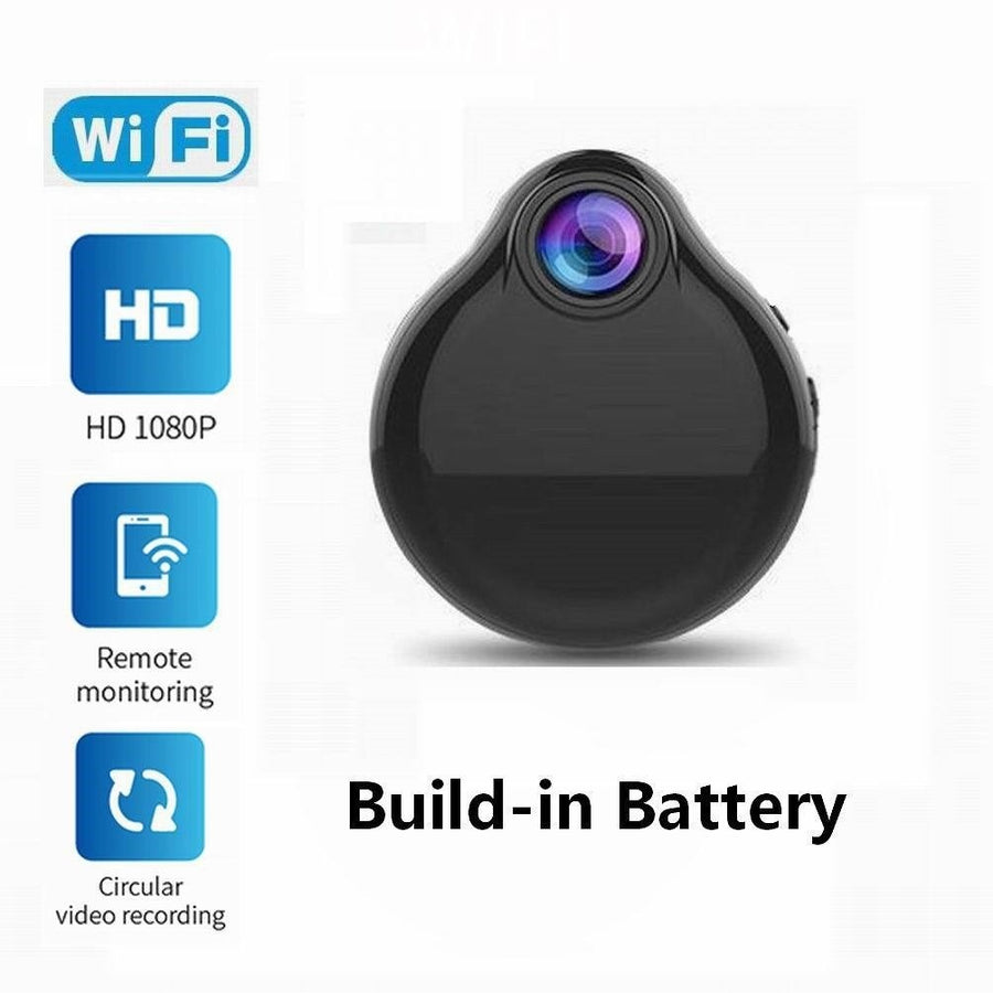 HD Wireless Indoor Surveillance Camera in Black