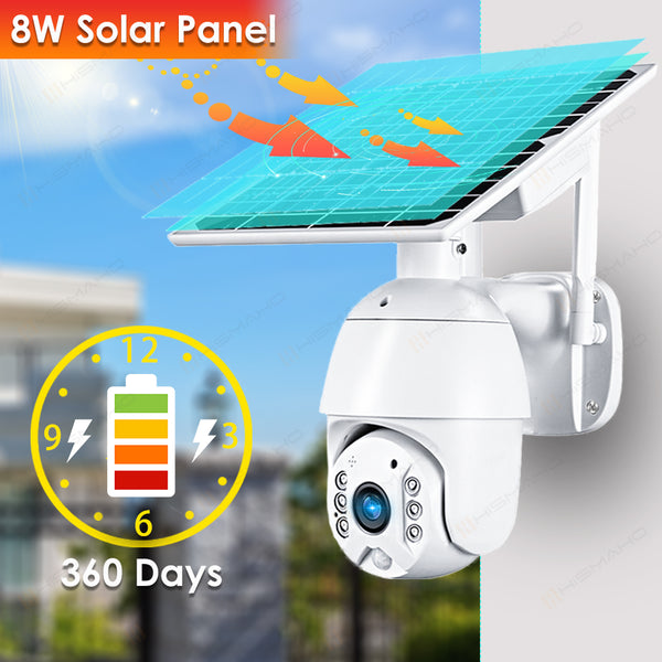 1080P LTE Wireless IP Camera with Solar Panel and Night Vision