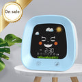 Kids' Cartoon Snooze Alarm Clock with Luminous Feature - Pink & Blue