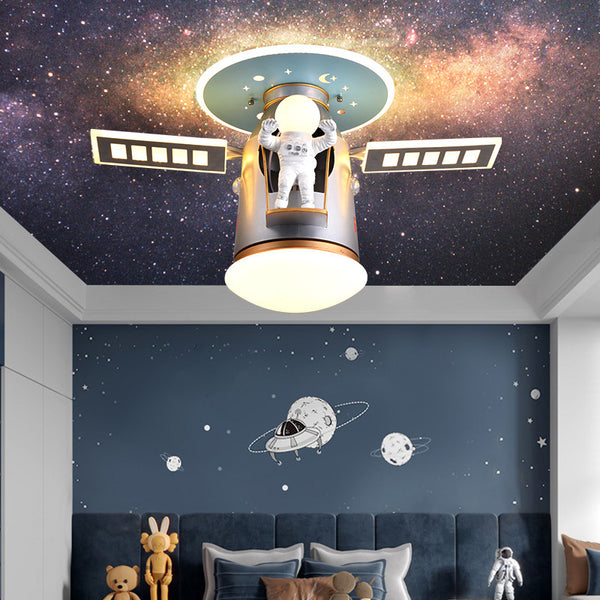 Modern LED Ceiling Lamp for Children's Room with iron and acrylic materials