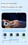 Kids' Cartoon Snooze Alarm Clock with Luminous Feature - Pink & Blue