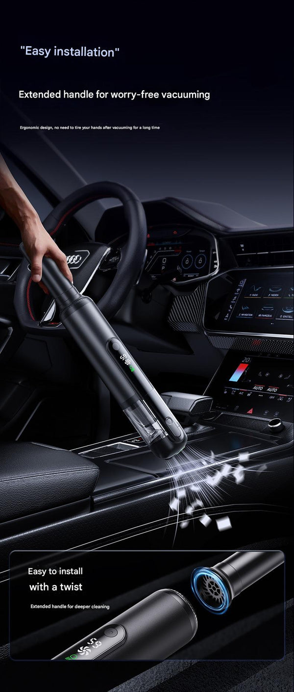 High-Suction Wireless Handheld Car Vacuum Cleaner