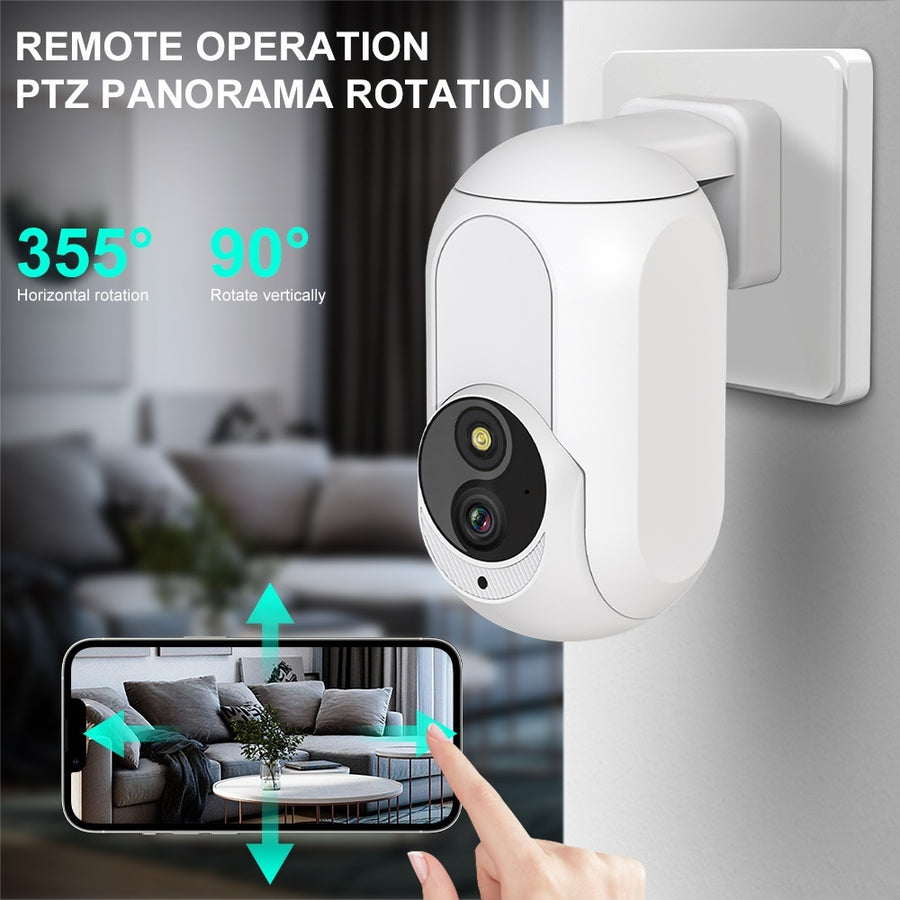 K7 Smart WiFi Security Camera with Dual Light for indoor and outdoor use.