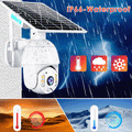 1080P LTE Wireless IP Camera with Solar Panel & Night Vision - Smart Home Security