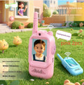 Rechargeable Mini Video Walkie Talkies for Kids - 2 Pack Intercom