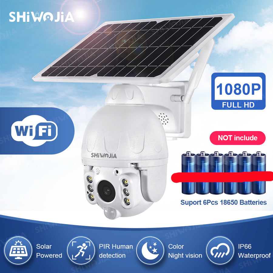 4G Solar Wireless Dome Surveillance Camera with 1080p resolution