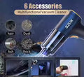 Premium 98000PA Car Vacuum Cleaner with Powerful Suction and Accessories