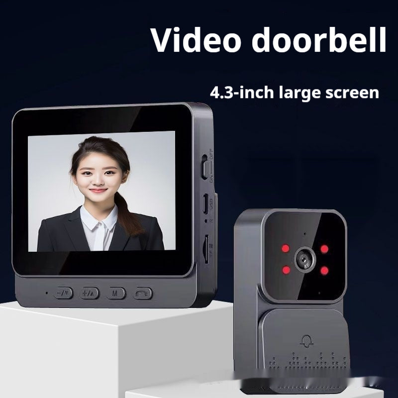 Smart Punch-Free Wireless Visual Doorbell Camera by TechDrive