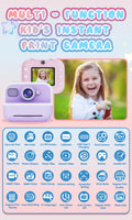 Premium Dual Camera 2400W HD Children's Camera with Printing Function