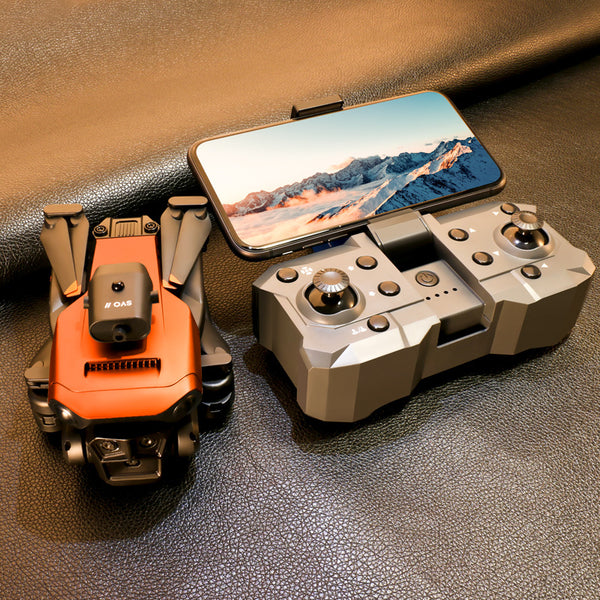 K6 MAX UAV HD Drone with Three Cameras and Obstacle Avoidance in Gray