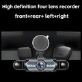 HD Four-Lens Dash Cam with Rearview Camera and WiFi