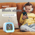 Kids' Cartoon Snooze Alarm Clock with Luminous Feature - Pink & Blue