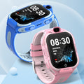 Premium Waterproof Smart Phone Watch for Kids in black, pink, and blue colors