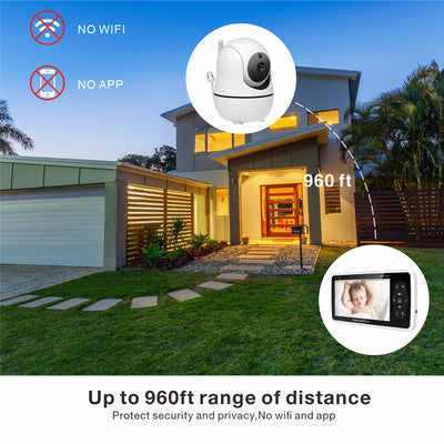 HD Night Vision Wireless Baby Monitor Camera with WiFi Connectivity