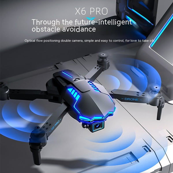 X6 Aerial 4K Dual Camera Remote Control Drone with Obstacle Avoidance
