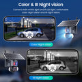 15X Zoom 4G WiFi Camera with Solar Panel - Outdoor/Indoor Surveillance