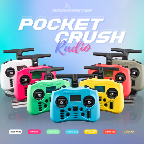 Pocket Dopamine FPV Portable Drone in Mint Green, Cherry Red, Lemon Yellow